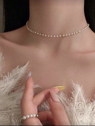 Collar perlas estilo - perlas, de
