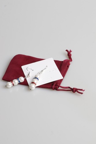 Pendientes perlas concha - pendientes,