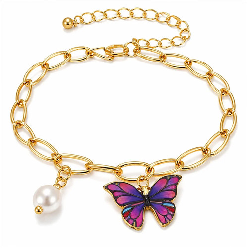 Pulsera cadena chapada en - cadena,