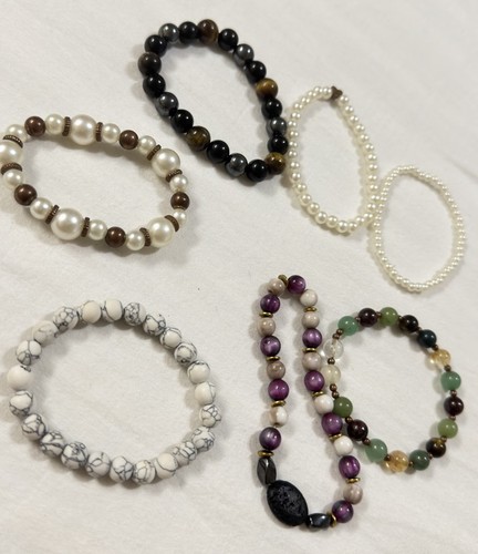 Lote pulseras cuentas - lote, de