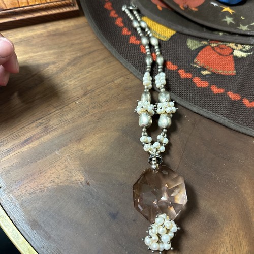 Hermoso collar perlas agua - hermoso,