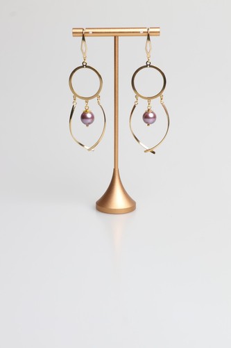 Pendientes perlas conchas - perlas,
